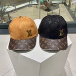 Louis Vuitton Hats Baseball Cap Splicing Unisex