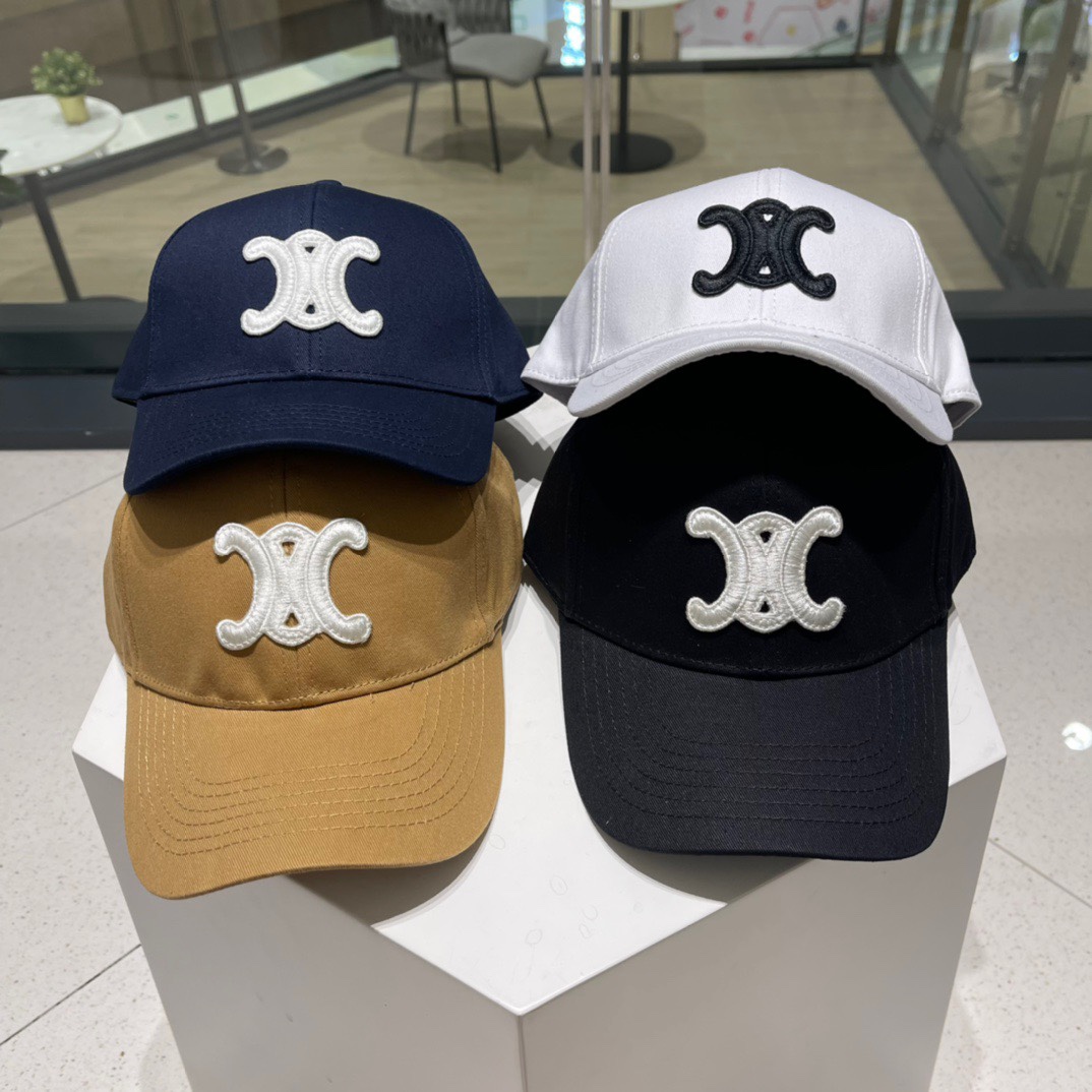 Celine Luxury
 Hats Baseball Cap Embroidery