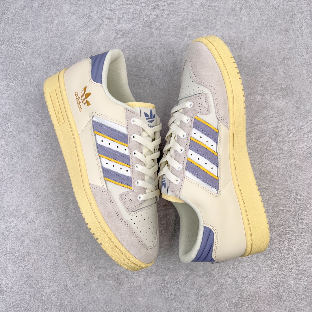 图片[3]-＃特价福利 AD Originals Centennial 85 Low 世纪百年系列低帮复古系带百搭休闲运动板鞋 随着复古风格的流行 不少经典鞋款都以别致的配色和材质重新登场 Originals 也为诞生于80年代 横跨多领域的复古篮球鞋 Centennial 85 Low 赋予两款全新配色 为出街穿搭带来更多选择 此次延续了经典鞋身轮廓 同时两款配色在整体设计上均采用简约百搭的米色鞋面作为基调 其中一款辅以后跟、三条纹以及鞋舌处标签的灰色作为点缀 使整体颜值简约耐看 鞋面都采用柔软麂皮与优质皮革拼接而成 大幅提升鞋款质感的同时也呈现出丰富层次 鞋舌处则辅以对比鲜明的粉色作为点缀 让鞋款百搭的同时又极具辨识度 最后搭载米白色中底与灰色外底 与鞋面配色相呼应 使视觉效果更为统一 尺码：36 36⅔ 37⅓ 38 38⅔ 39⅓ 40 40⅔ 41⅓ 42 42⅔ 43⅓ 44 45-选品中心