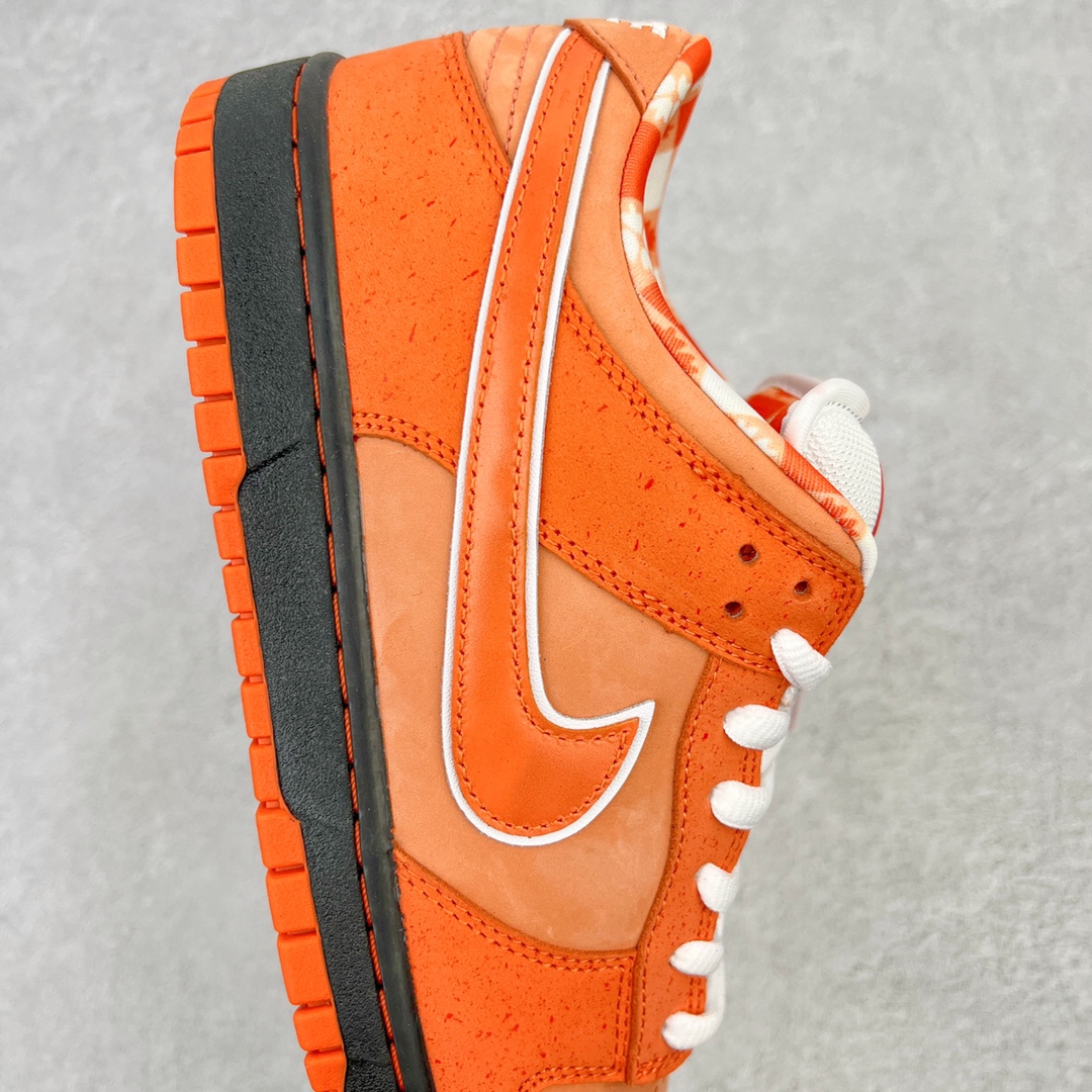 图片[6]-零售💰400 ＃M纯原 波士顿知名鞋店重磅联名nConcepts x NK SB Dunk Low \”Orange Lobster\” 橙龙虾 FD8776-800 圈内最强 零售首选 独家原厂航空铝磨具打磨大底 鞋头坡度极致还原 原盒原配 圈内天花板工艺 原厂冲刀 超高清洁度 全鞋零毛边皮料切割 全套原楦原模倾力打造完美版型 采用原厂百宏鞋带以及原厂百宏织唛舌标 内标可供原厂几率过验 原厂中底布黄色点胶 原厂中底布拉帮走线遵循公司‼️SIZE：36 36.5 37.5 38 38.5 39 40 40.5 41 42 42.5 43 44 44.5 45 46 47.5 编码：by4936000-运动鞋