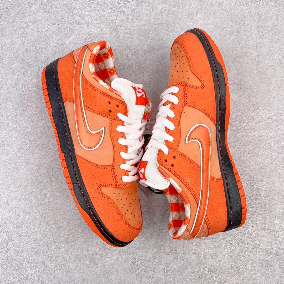 图片[3]-零售💰400 ＃M纯原 波士顿知名鞋店重磅联名nConcepts x NK SB Dunk Low \”Orange Lobster\” 橙龙虾 FD8776-800 圈内最强 零售首选 独家原厂航空铝磨具打磨大底 鞋头坡度极致还原 原盒原配 圈内天花板工艺 原厂冲刀 超高清洁度 全鞋零毛边皮料切割 全套原楦原模倾力打造完美版型 采用原厂百宏鞋带以及原厂百宏织唛舌标 内标可供原厂几率过验 原厂中底布黄色点胶 原厂中底布拉帮走线遵循公司‼️SIZE：36 36.5 37.5 38 38.5 39 40 40.5 41 42 42.5 43 44 44.5 45 46 47.5 编码：by4936000-运动鞋