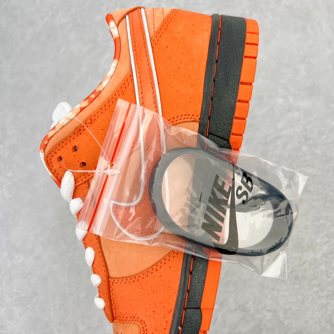 图片[7]-零售💰400 ＃M纯原 波士顿知名鞋店重磅联名nConcepts x NK SB Dunk Low \”Orange Lobster\” 橙龙虾 FD8776-800 圈内最强 零售首选 独家原厂航空铝磨具打磨大底 鞋头坡度极致还原 原盒原配 圈内天花板工艺 原厂冲刀 超高清洁度 全鞋零毛边皮料切割 全套原楦原模倾力打造完美版型 采用原厂百宏鞋带以及原厂百宏织唛舌标 内标可供原厂几率过验 原厂中底布黄色点胶 原厂中底布拉帮走线遵循公司‼️SIZE：36 36.5 37.5 38 38.5 39 40 40.5 41 42 42.5 43 44 44.5 45 46 47.5 编码：by4936000-运动鞋