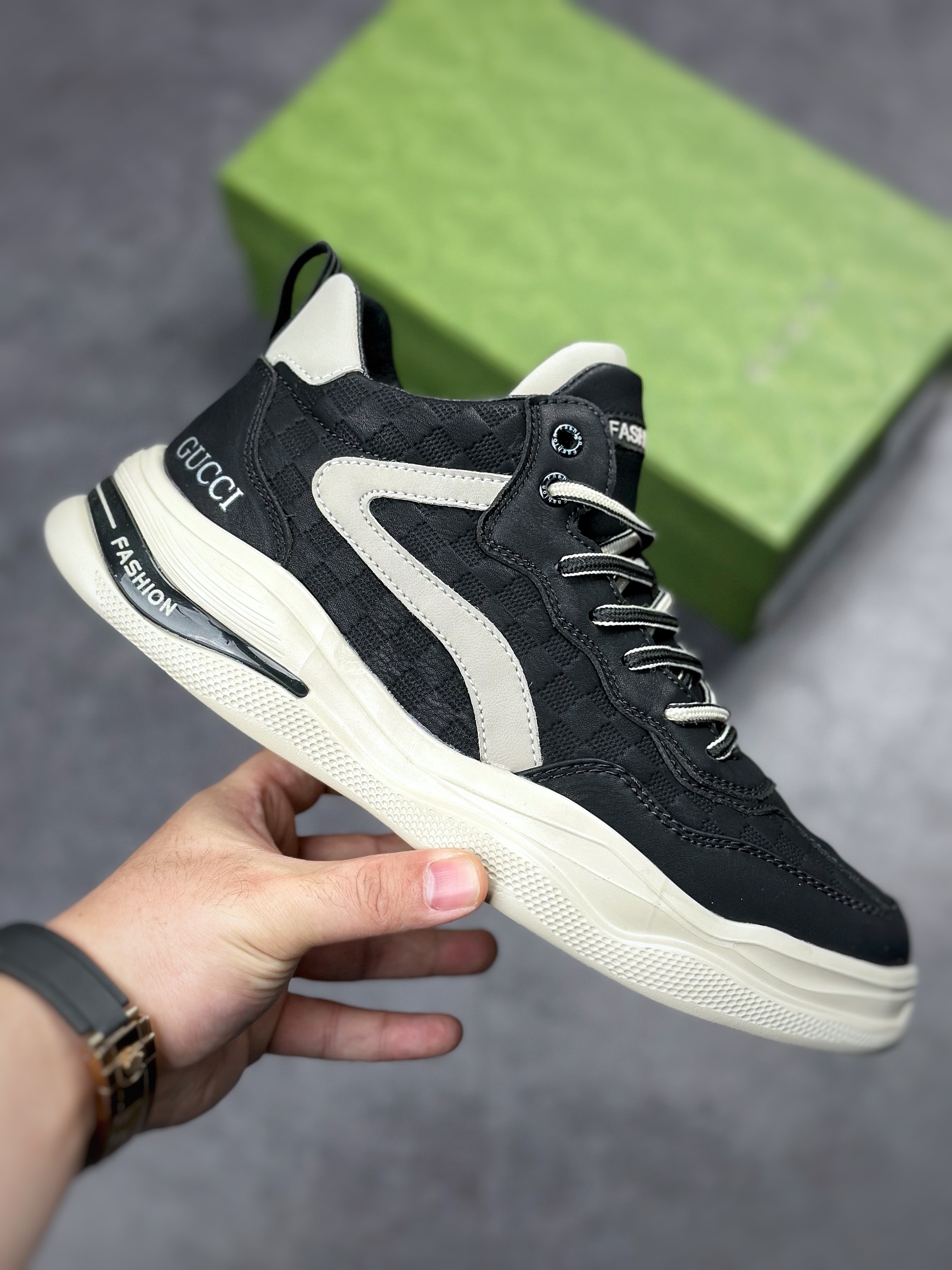 Gucci trendy mid-top casual sports shoes series 22ss autumn and winter new style