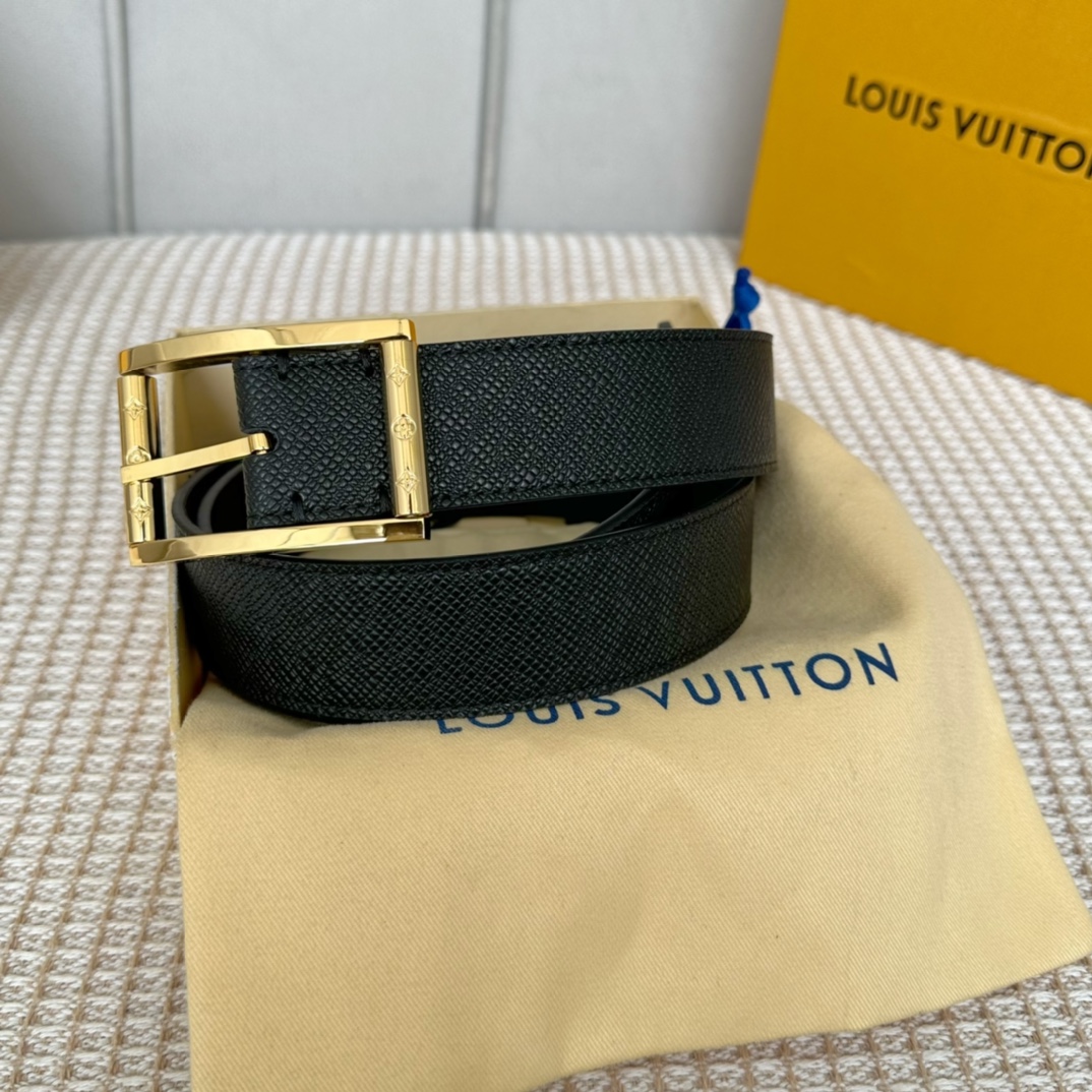 Louis Vuitton Belts Calfskin Cowhide