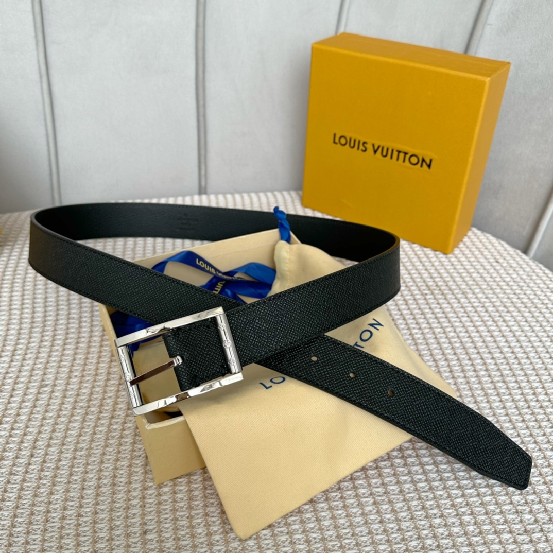 Louis Vuitton Belts Calfskin Cowhide