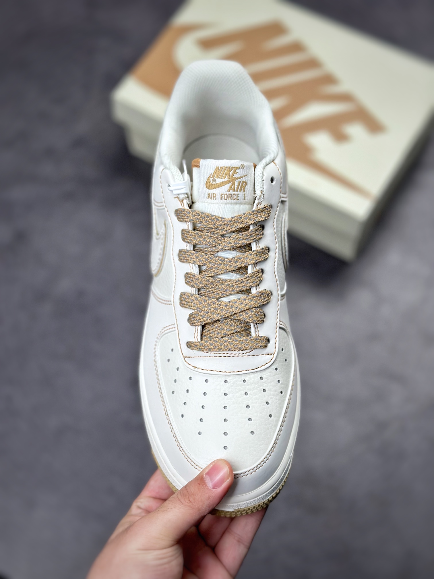 230 Nike Air Force 1 Low 07 米金签名涂鸦 UT2022-028