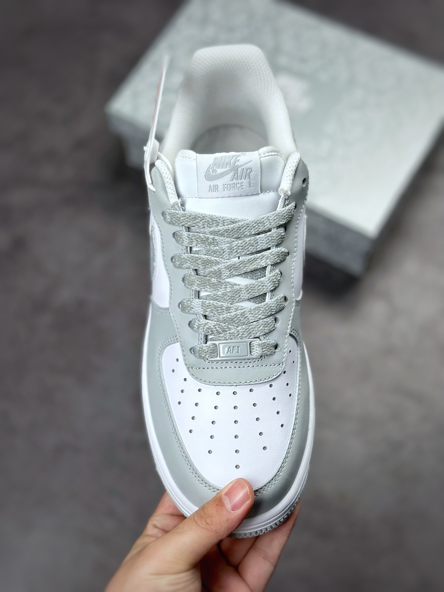 210 Nike Air Force 1 Low 07 灰白腰果花XM6321-736