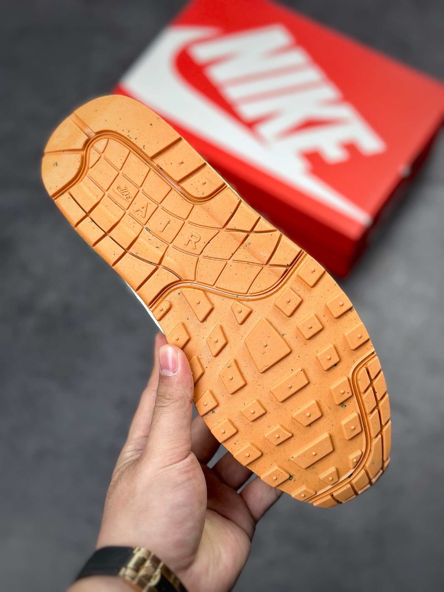 230 Nike Air Max 1 2022复刻 灰白帆布 复古休闲跑步鞋 DV3050-500