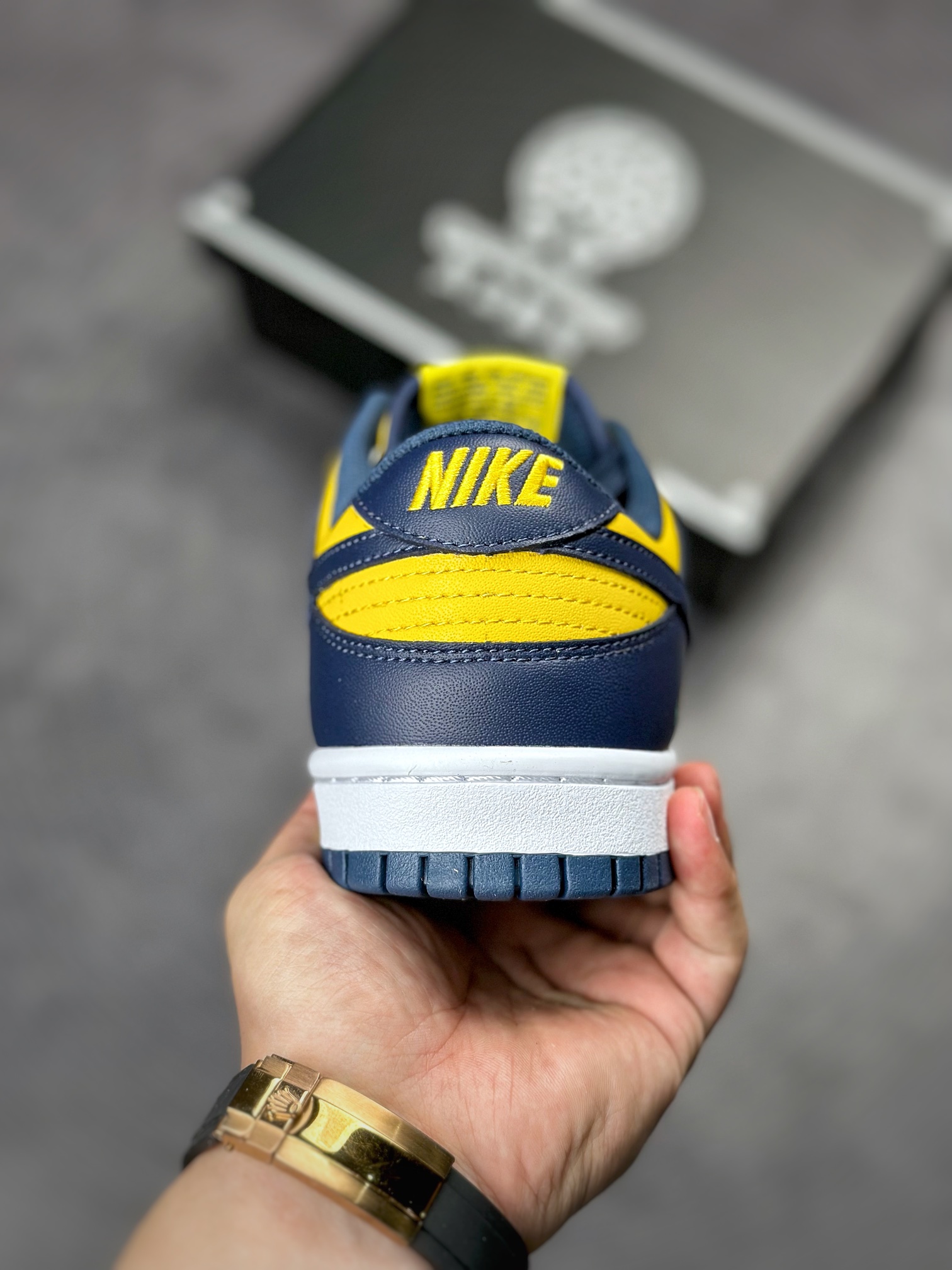 240 Chrome Hearts x Nike Dunk Low Retro 克罗心联名黄蓝格子涂鸦DD1391-700