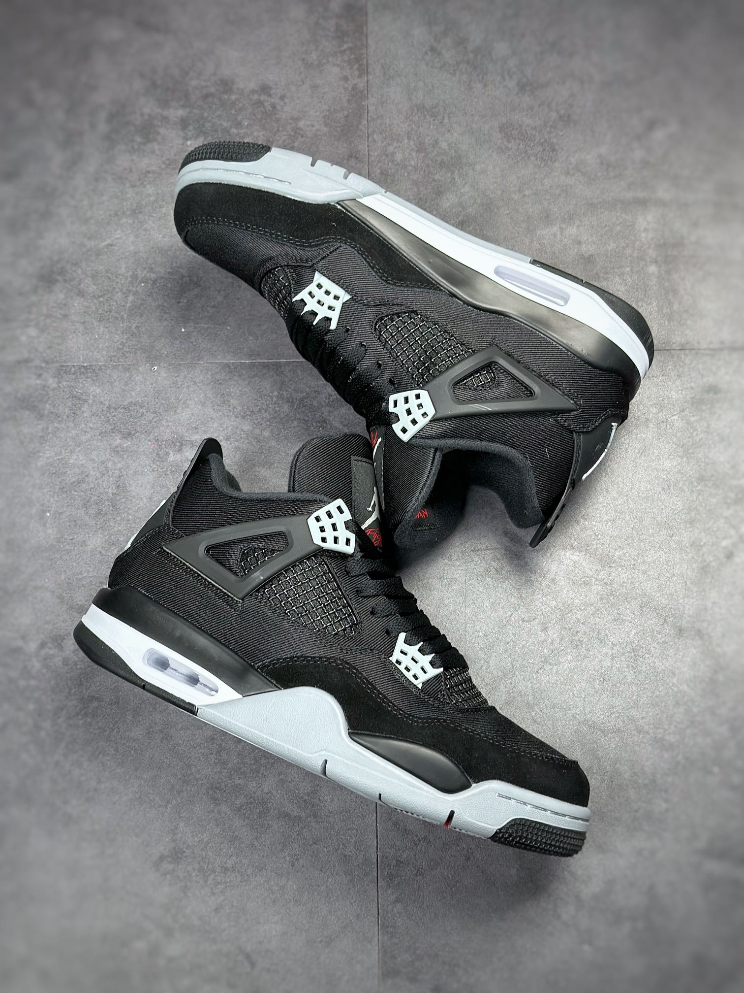 260 Air Jordan 4 Retro 复刻黑色帆布 DH7138-006
