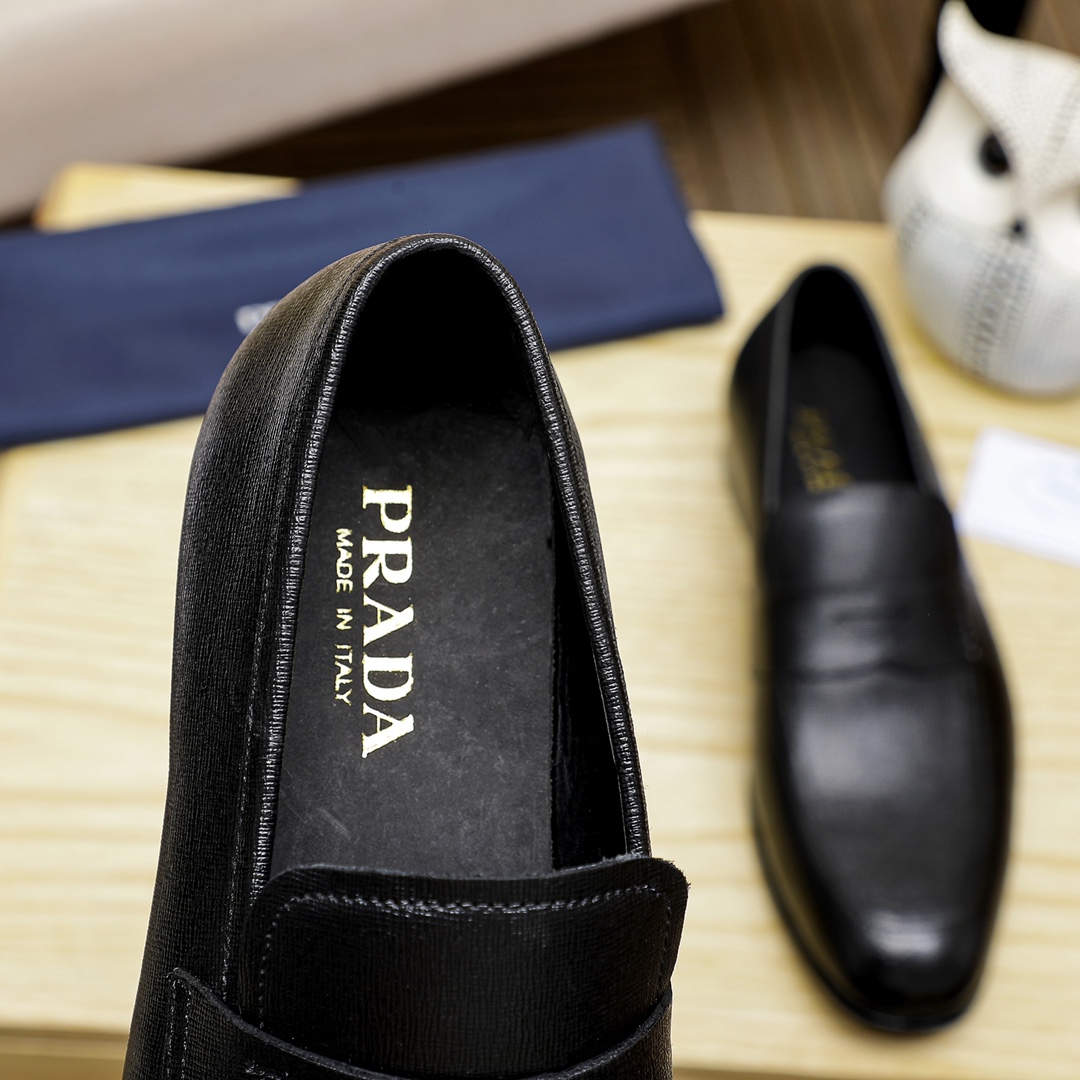 Prada Men's Leather Loafers - Classic Style, Durable & Comfortable 8 i1667970239 7814 6