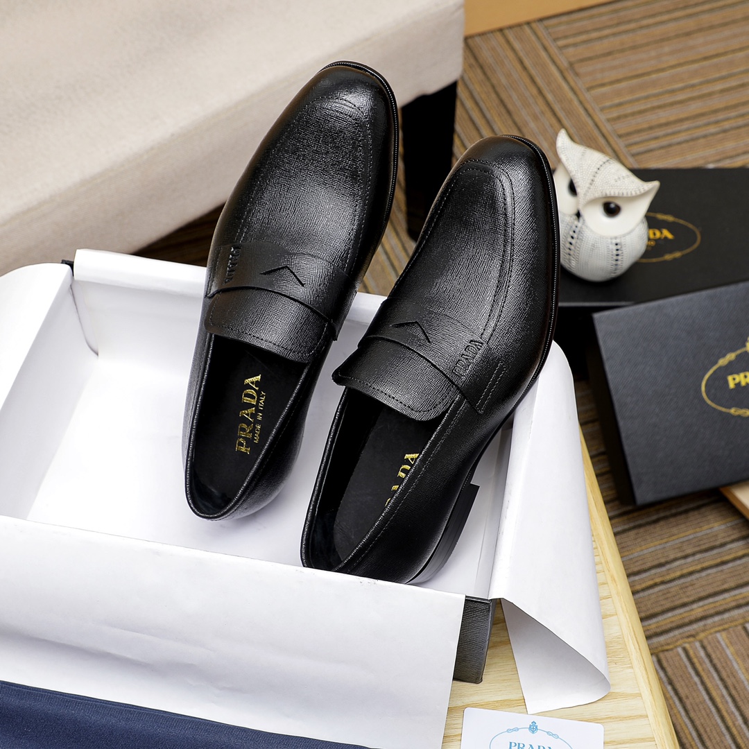 Prada Men's Leather Loafers - Classic Style, Durable & Comfortable 4 i1667970239 9454 2