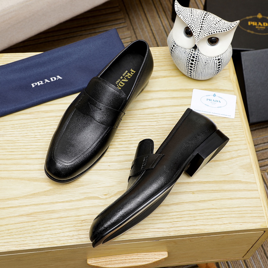 Prada Men's Leather Loafers - Classic Style, Durable & Comfortable 6 i1667970239 9528 4