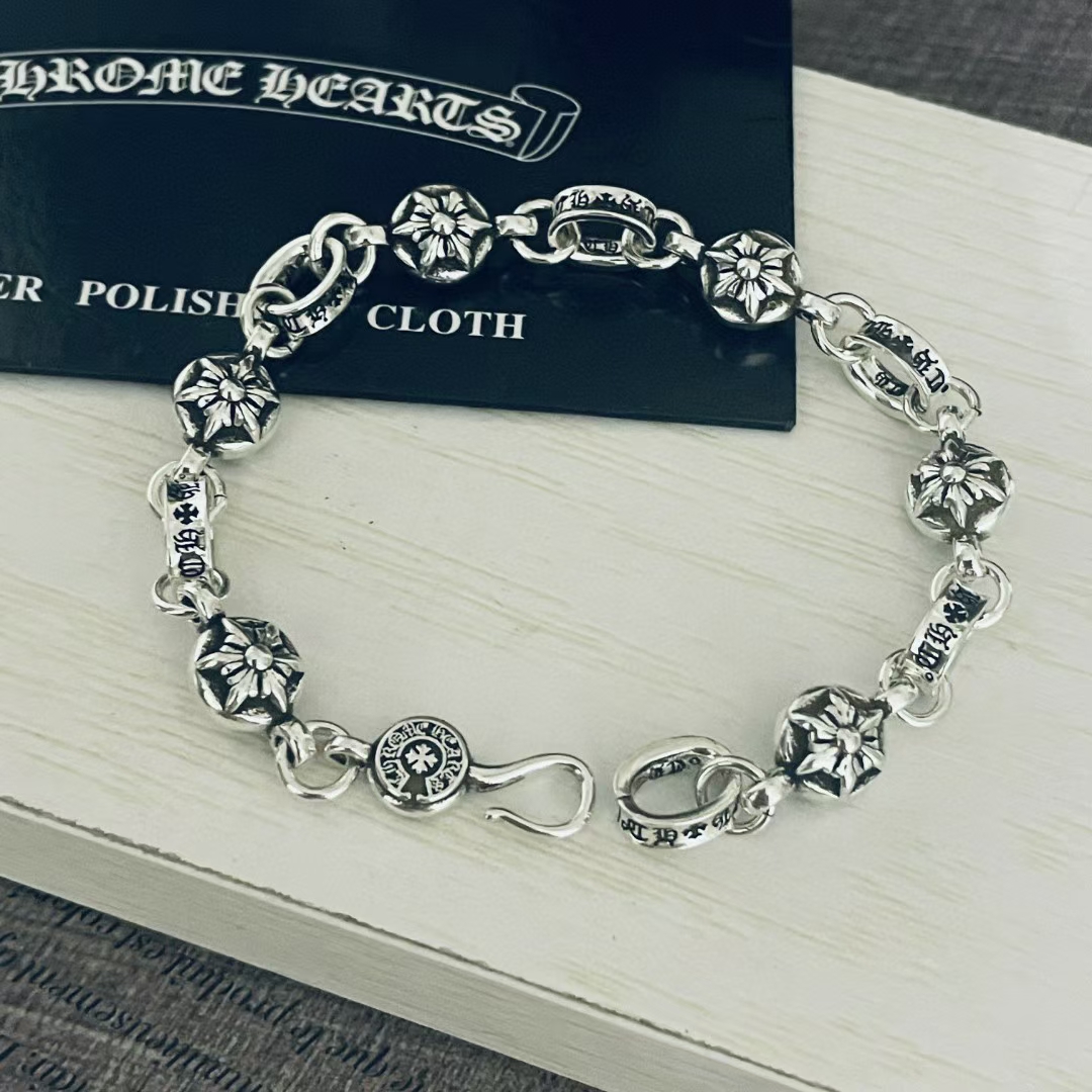 Shop Cheap High Quality 1:1 Replica
 Chrome Hearts Jewelry Bracelet Top Red Unisex Vintage