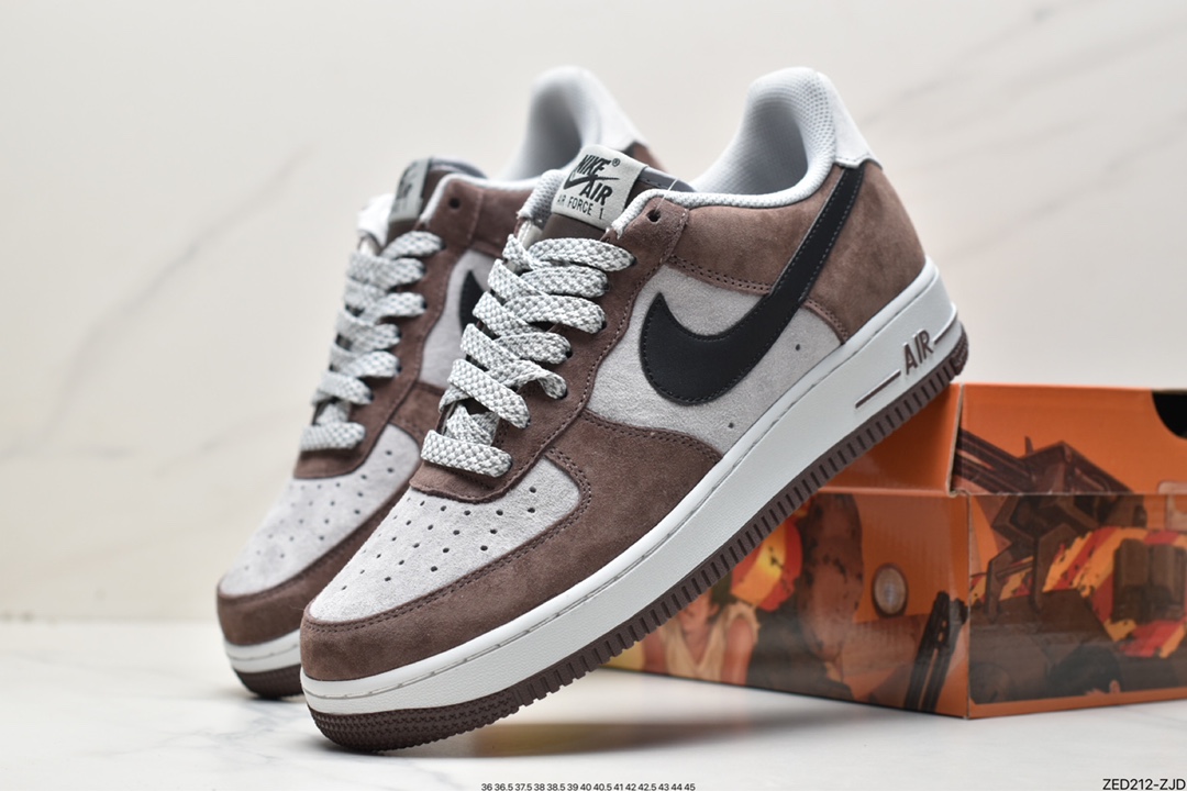 Nike Air Force 1 Low '07 Mocha Black Gypsophila DC3366-323