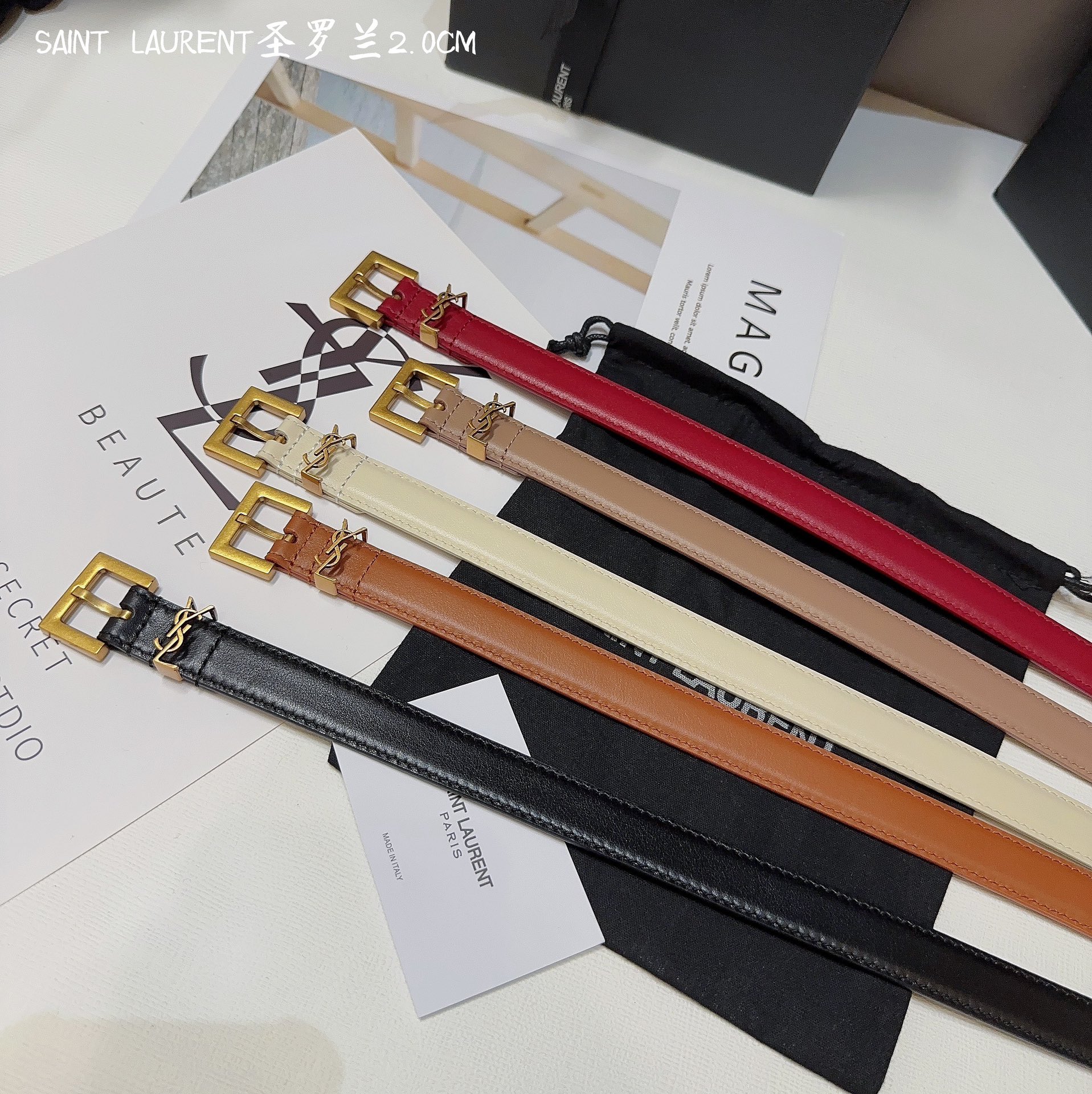 Saint Laurent YSL 圣罗兰 2.0CM