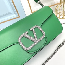 大号【配礼盒】🎁VALENTINO MINI LOCÒ仿水晶装饰手袋-VLogo Signature施华 大号【配礼盒】🎁VALENTINO MINI LOCÒ仿水晶装饰手袋-VLogo Signature施华