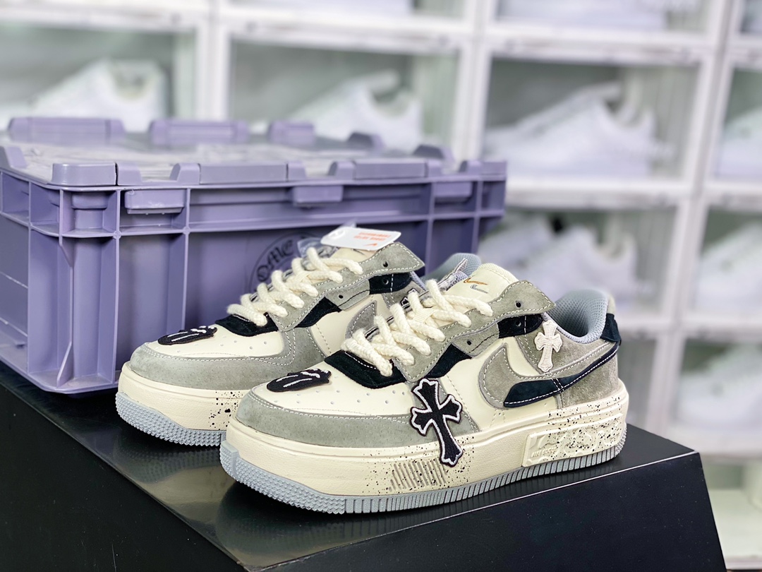 380 Air Force 1'07 Low”White/Blue/Chrome Hearts”空军一号经典低帮315122-111