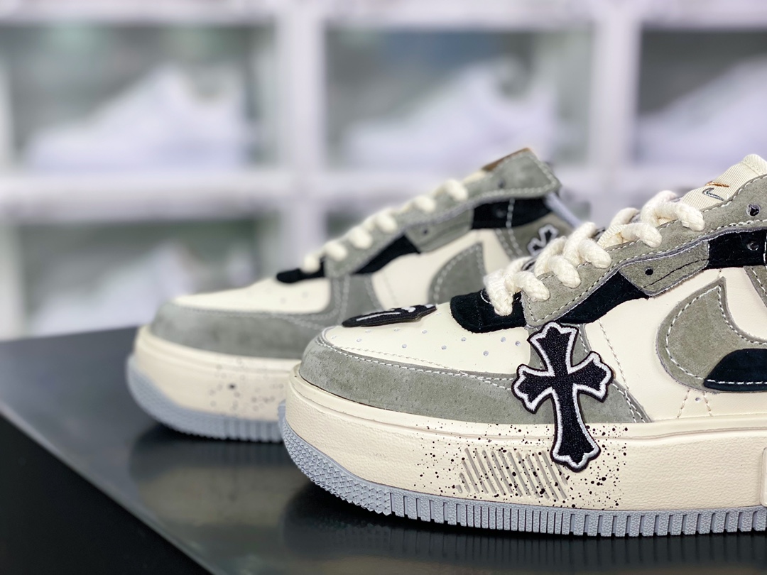380 Air Force 1'07 Low”White/Blue/Chrome Hearts”空军一号经典低帮315122-111