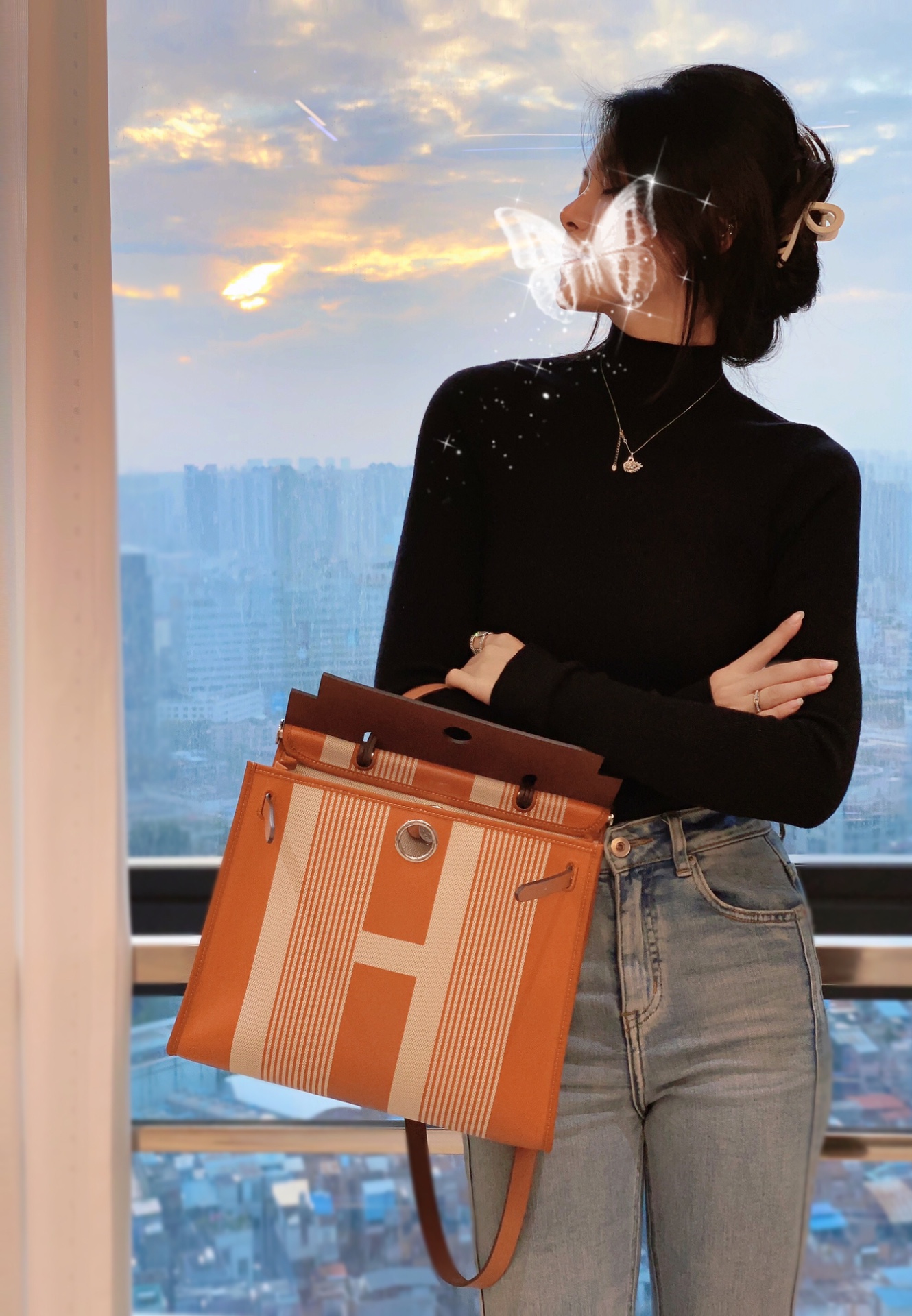 Hermès Luxury Designer Handbag Shoulder Crossbody Bag crafted in premium 9