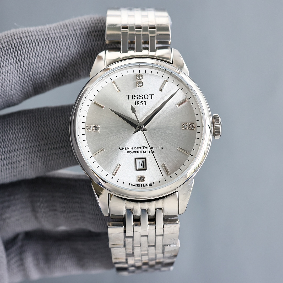 Tissot Reloj FALSO CARATE MEJOR EN LÍNEA
 Blanco Hombres Cuero de vaca Correa cuero