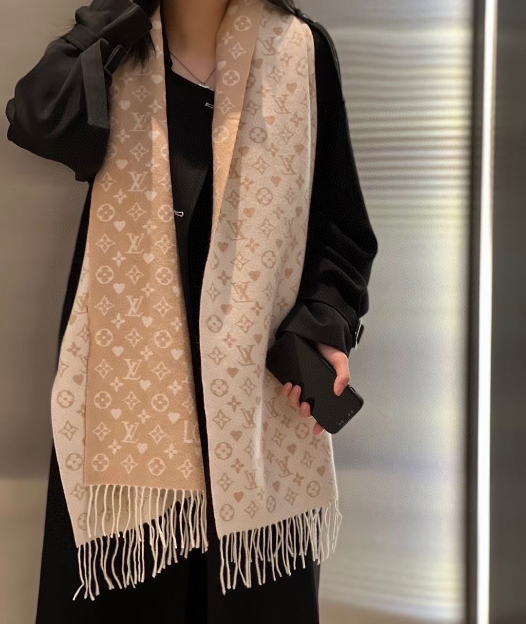 Louis Vuitton Scarf Shawl Cashmere Winter Collection