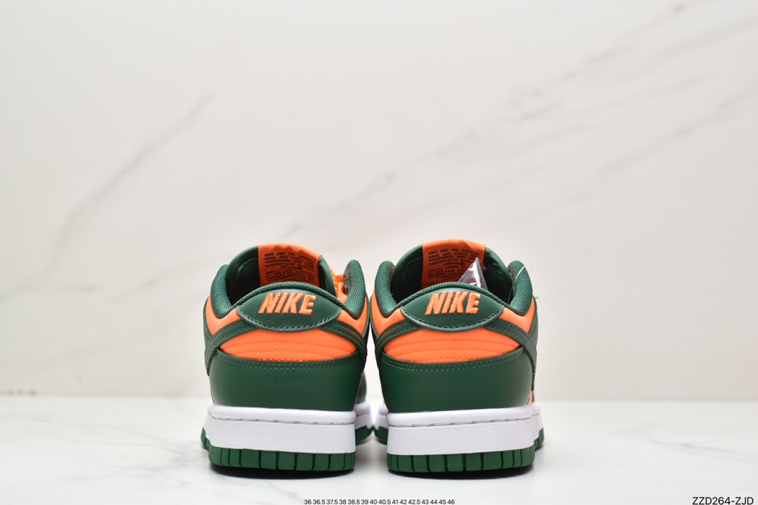 250 Nike Dunk Low “Miami Hurricanes” 迈阿密飓风史诗福利 DD1391-300
