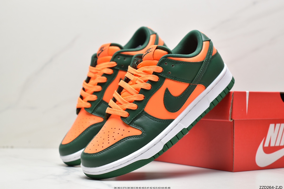 250 Nike Dunk Low “Miami Hurricanes” 迈阿密飓风史诗福利 DD1391-300