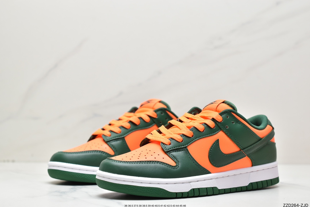250 Nike Dunk Low “Miami Hurricanes” 迈阿密飓风史诗福利 DD1391-300