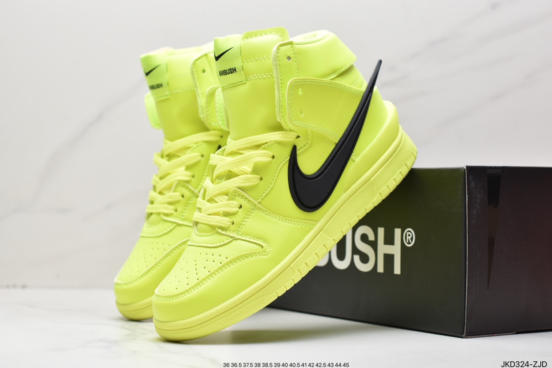 160 耐克AMBUSH x SB Dunk High SB滑板鞋高帮 联名皇家蓝 CU7544-400