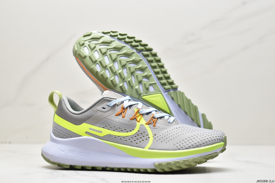 160 Nike React Pegasus Trail 4 飞马涡踪迹4代 低帮越野马拉松运动慢跑鞋DJ6158-002