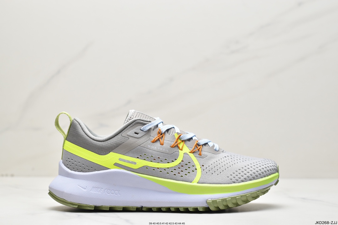 160 Nike React Pegasus Trail 4 飞马涡踪迹4代 低帮越野马拉松运动慢跑鞋DJ6158-002