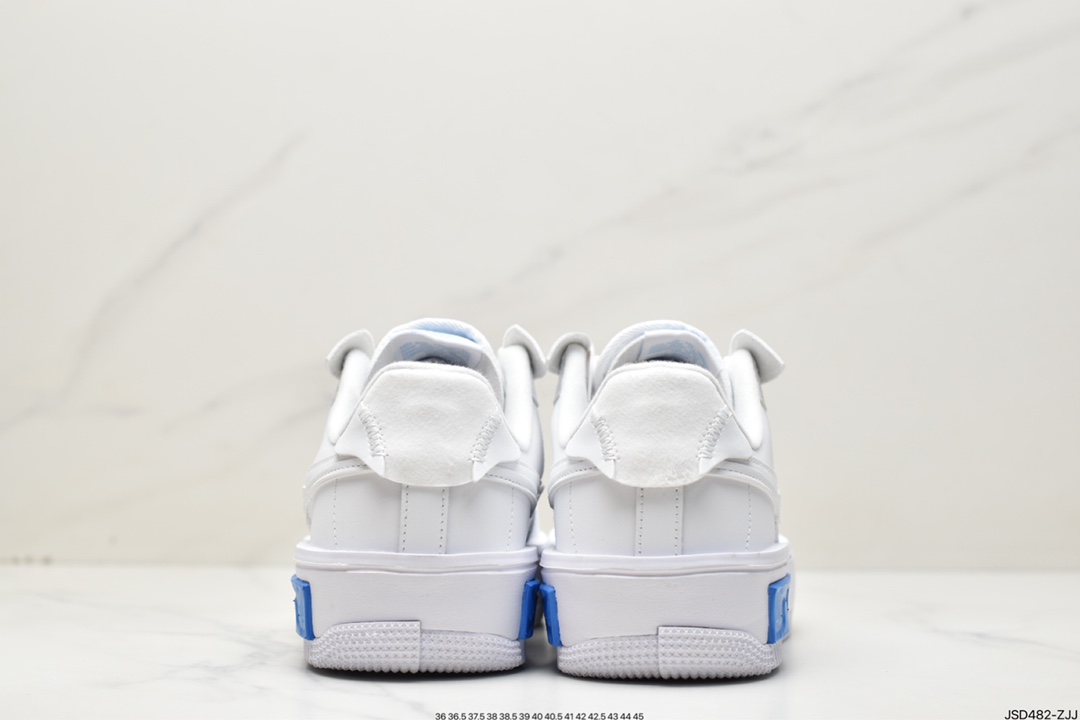 200 耐克Nike Air Force1 空军一号 白蓝低帮休闲板鞋CW6688-606