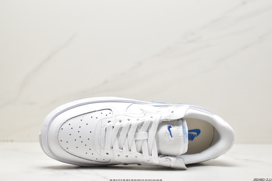 200 耐克Nike Air Force1 空军一号 白蓝低帮休闲板鞋CW6688-606