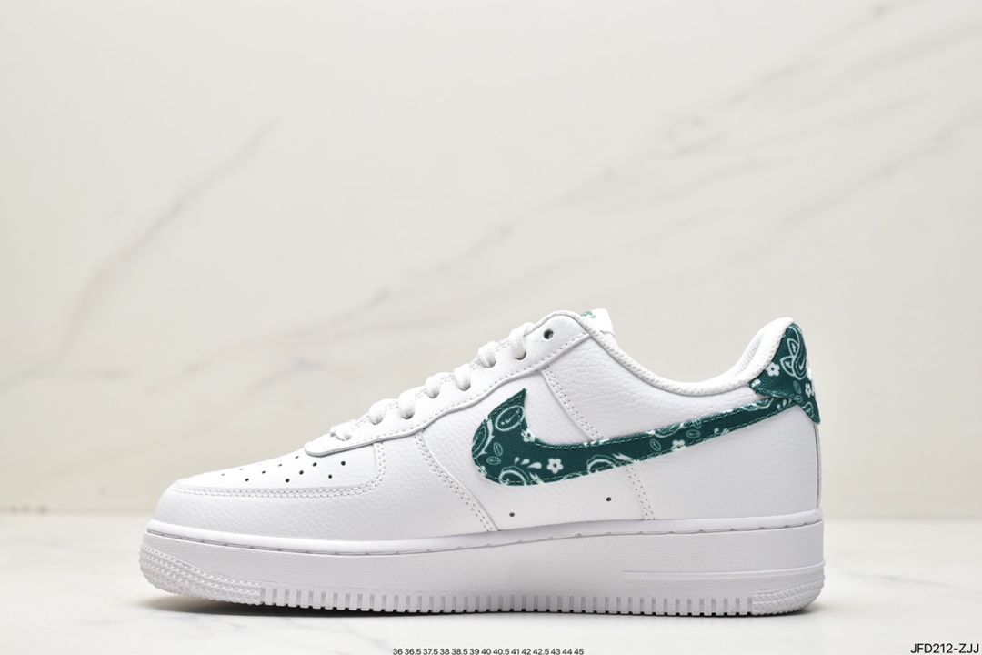 170 Nike Air Force 1 Low '07”White/Green Paisley”空军一号板鞋DH4406-102