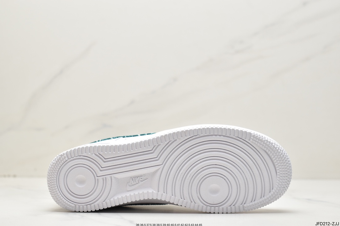 170 Nike Air Force 1 Low '07”White/Green Paisley”空军一号板鞋DH4406-102