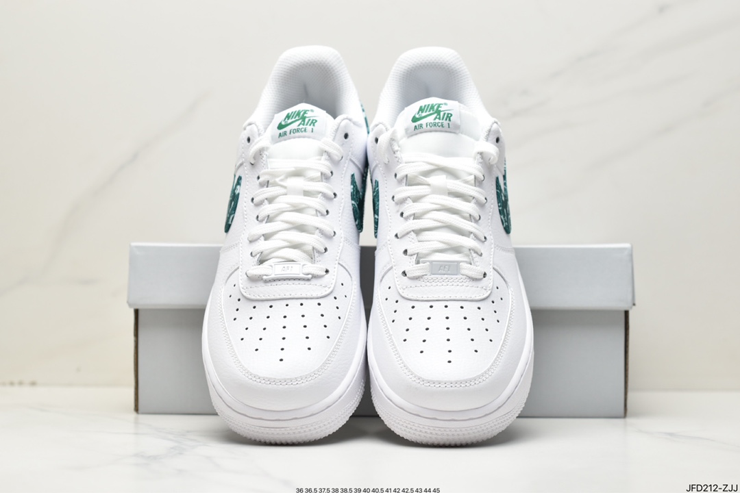 170 Nike Air Force 1 Low '07”White/Green Paisley”空军一号板鞋DH4406-102