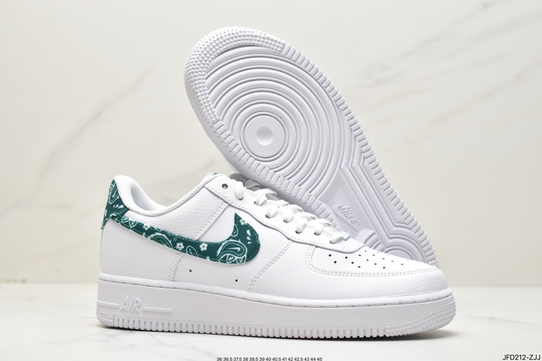 170 Nike Air Force 1 Low '07”White/Green Paisley”空军一号板鞋DH4406-102