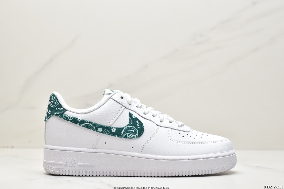 170 Nike Air Force 1 Low '07”White/Green Paisley”空军一号板鞋DH4406-102