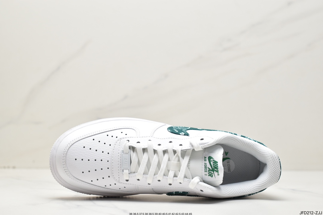 170 Nike Air Force 1 Low '07”White/Green Paisley”空军一号板鞋DH4406-102