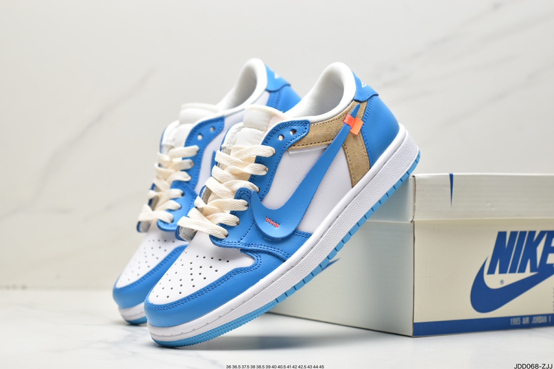 120 耐克 Air Jordan 1 Low OG”Laser Blue”AJ1乔丹一代低帮“黑白激光蓝” CZ0790