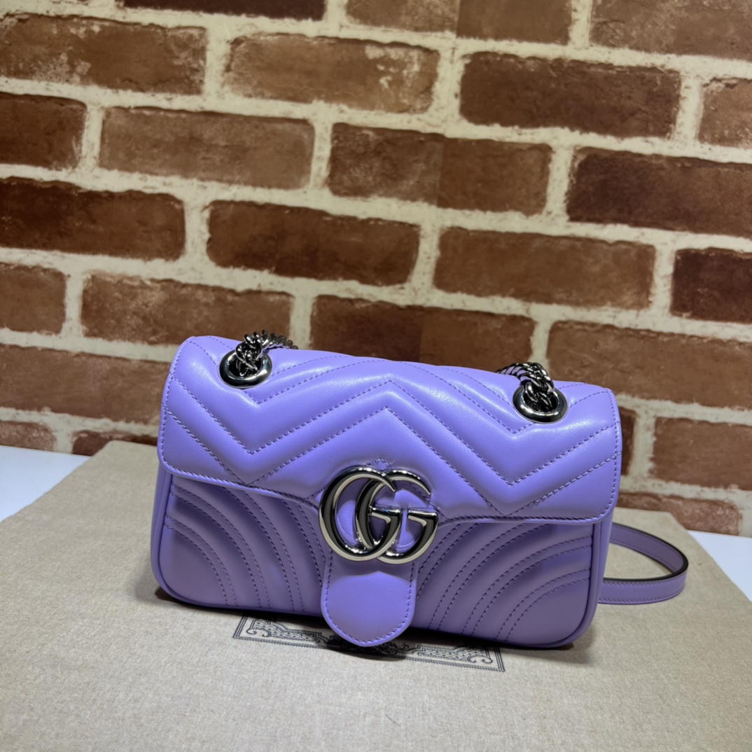 NO:211064,The quality of the counter, top-quality original goods, real-life photos!  Model number 446744 light purple size width 23x height 14x side width 6, shipped!  Batch, GUCCI [original skin], gucci19860909专柜品质,顶级原单货,实物实拍！款号446744浅紫尺寸宽23x高14x侧宽6,出货了！批,GUCCI【原厂皮】,gucci,Bag