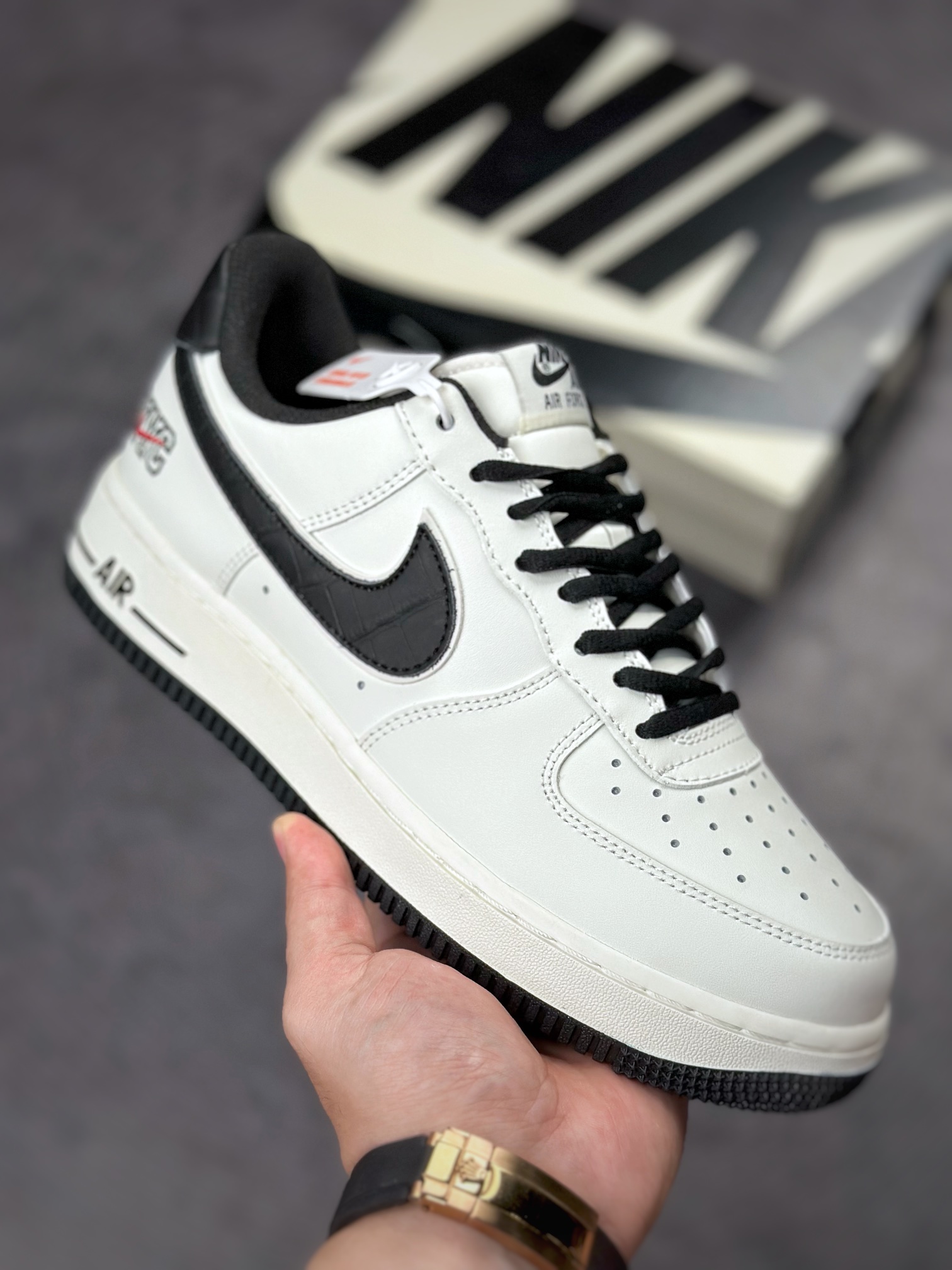 230 Nike Air Force 1 Low 07 米白黑NYC LG4596-336