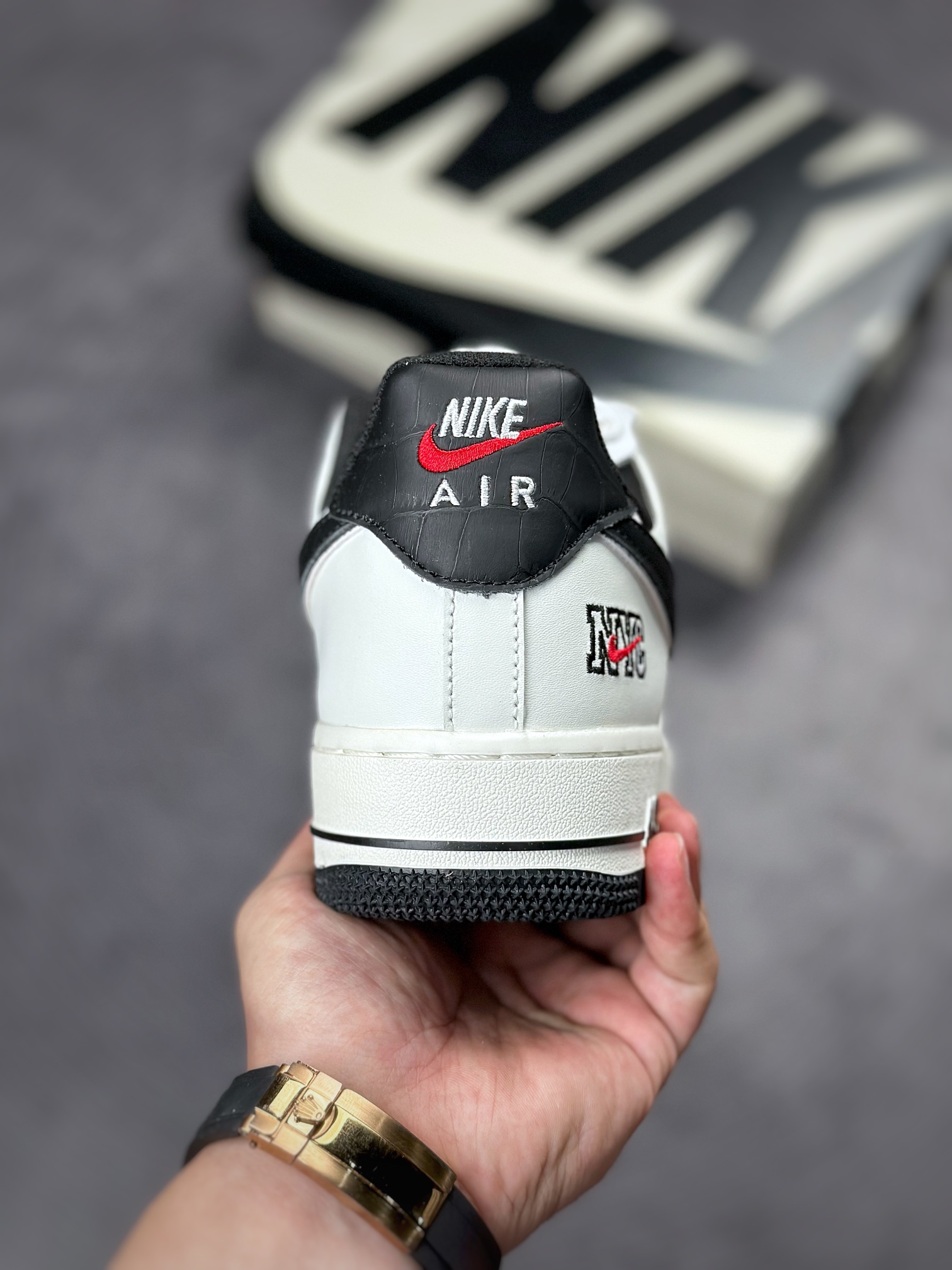 230 Nike Air Force 1 Low 07 米白黑NYC LG4596-336