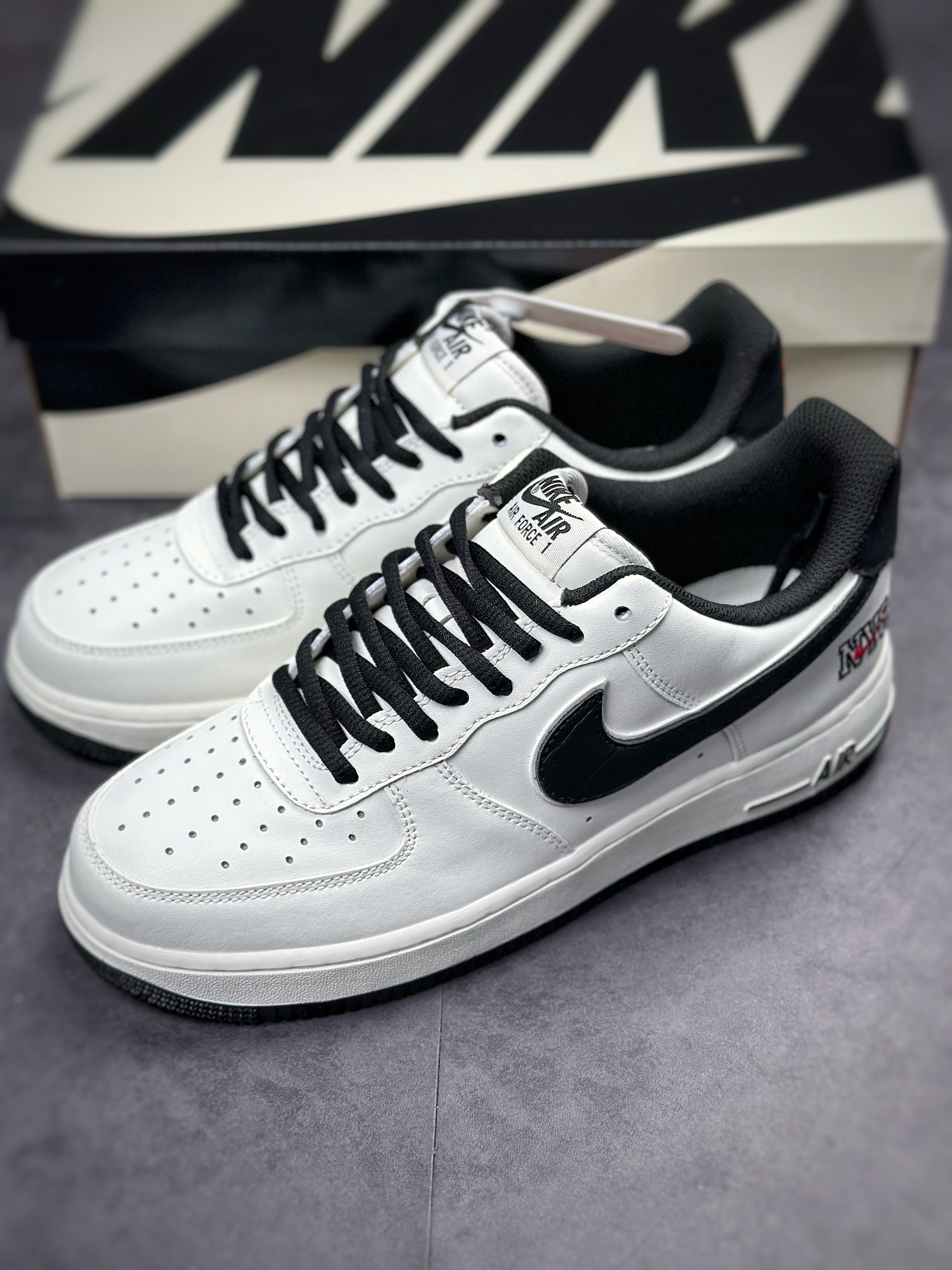 230 Nike Air Force 1 Low 07 米白黑NYC LG4596-336