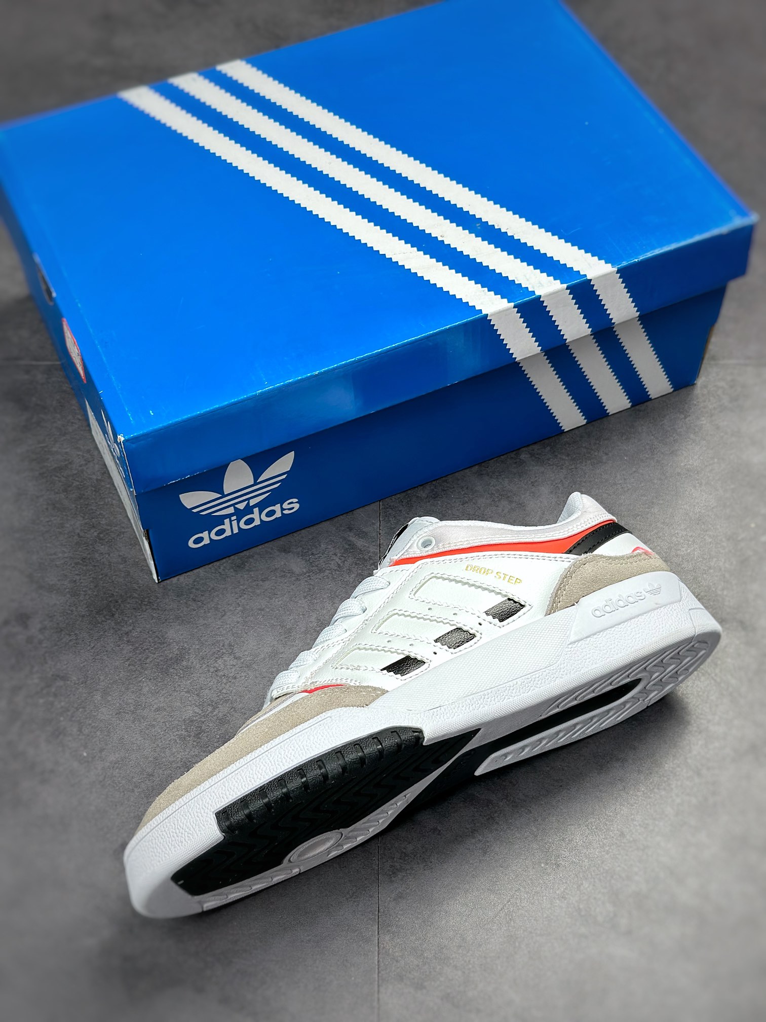 Overseas channel version original box original label Adidas Drop Step XL low to help EE5220