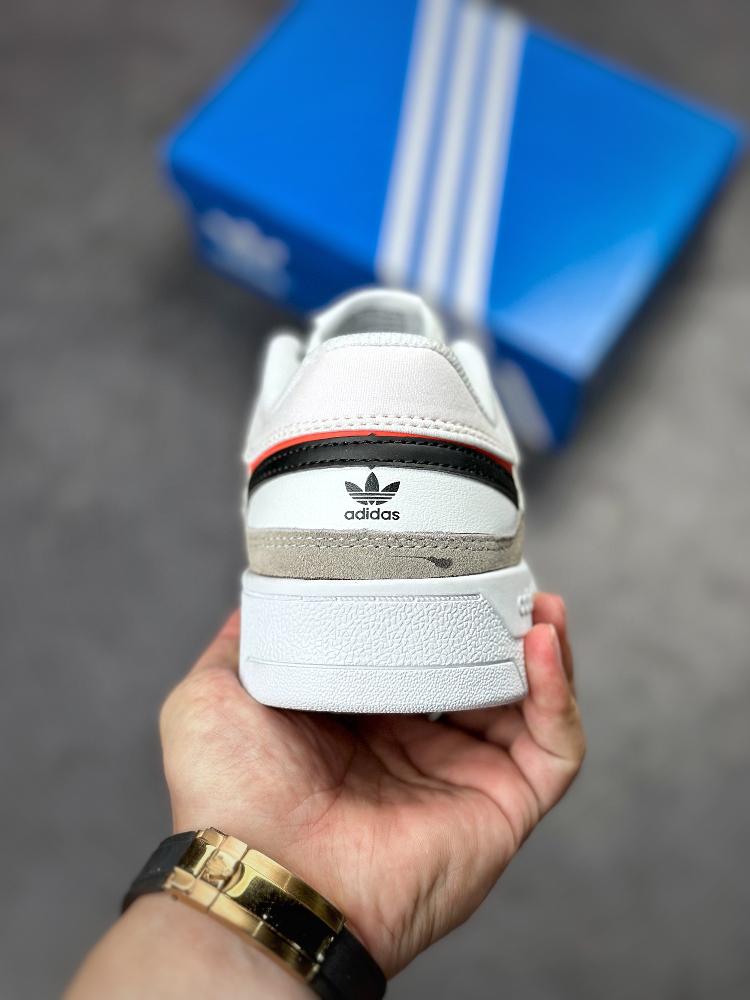 Overseas channel version original box original label Adidas Drop Step XL low to help EE5220