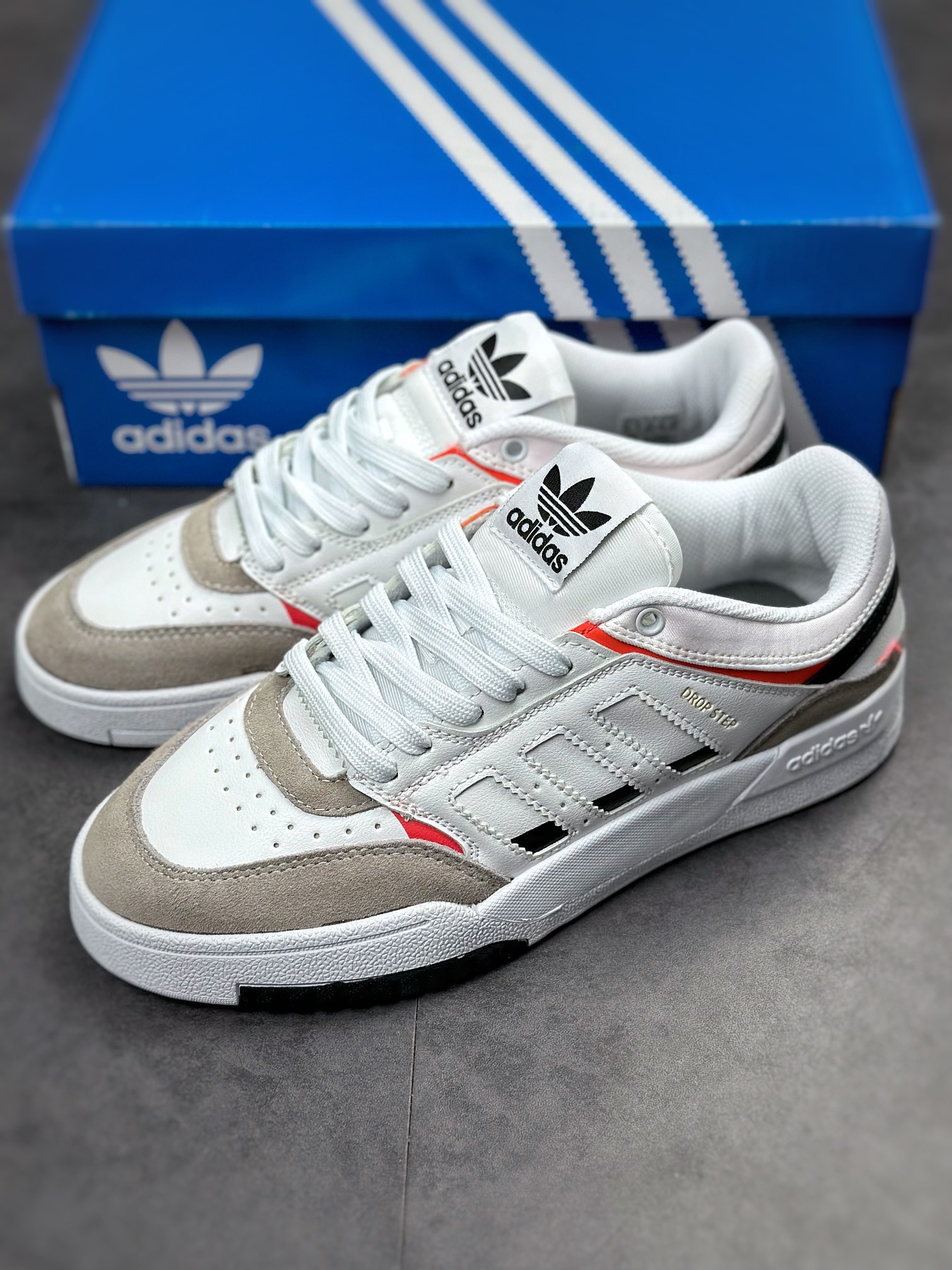 Overseas channel version original box original label Adidas Drop Step XL low to help EE5220