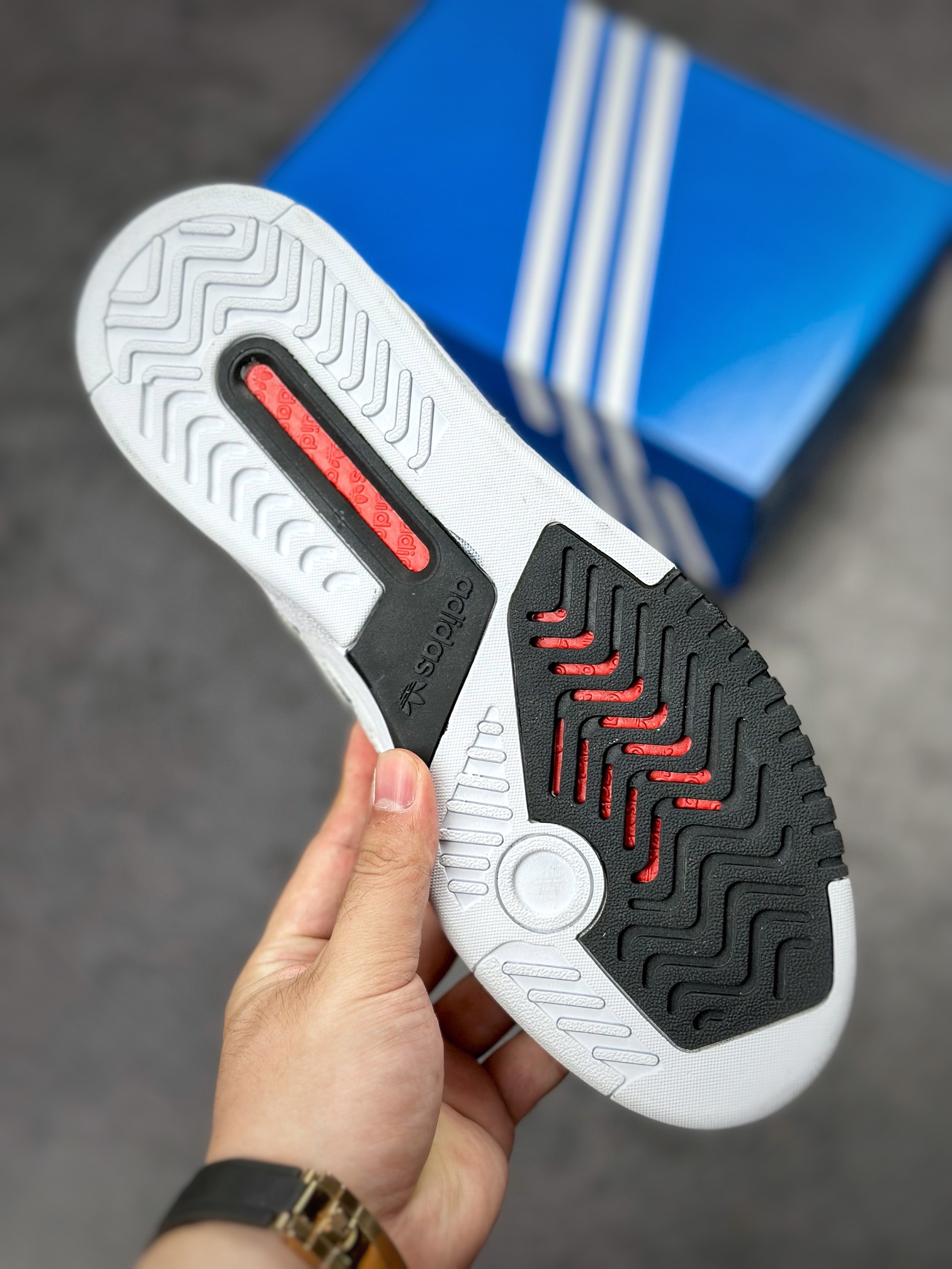 Overseas channel version original box original label Adidas Drop Step XL low to help EE5220