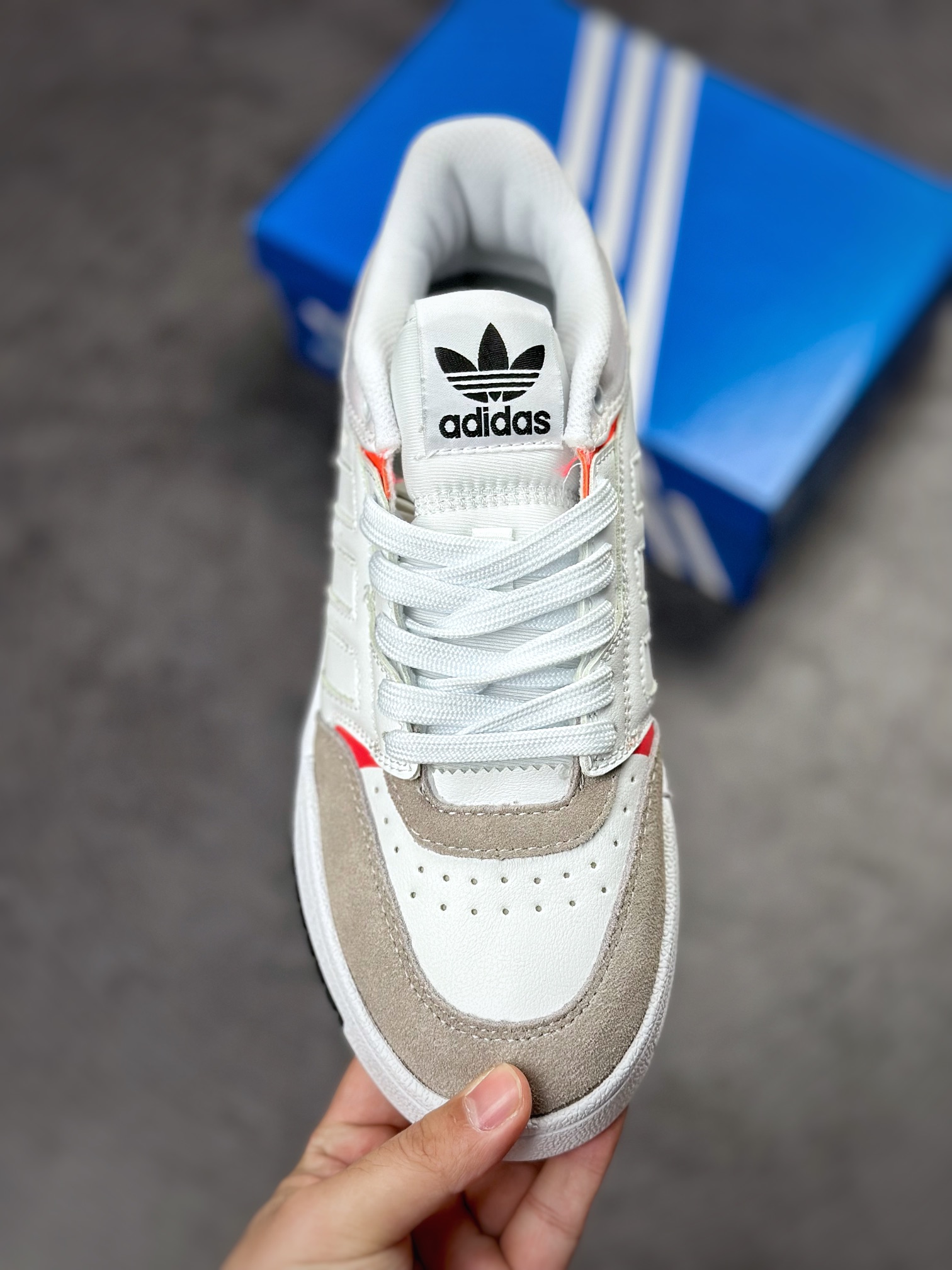 Overseas channel version original box original label Adidas Drop Step XL low to help EE5220